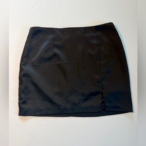 Forever 21 Black Mini Skirt with Side Slit